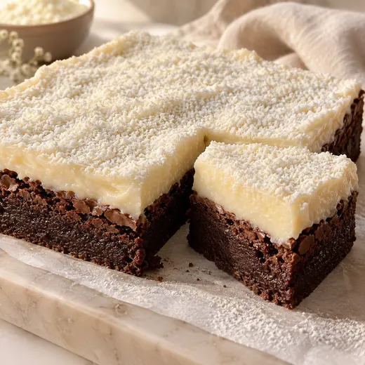 Brownie Recheado de Brigadeiro de Ninho